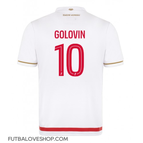 Dres AS Monaco Aleksandr Golovin #10 Domáci 2025-26 Krátky Rukáv
